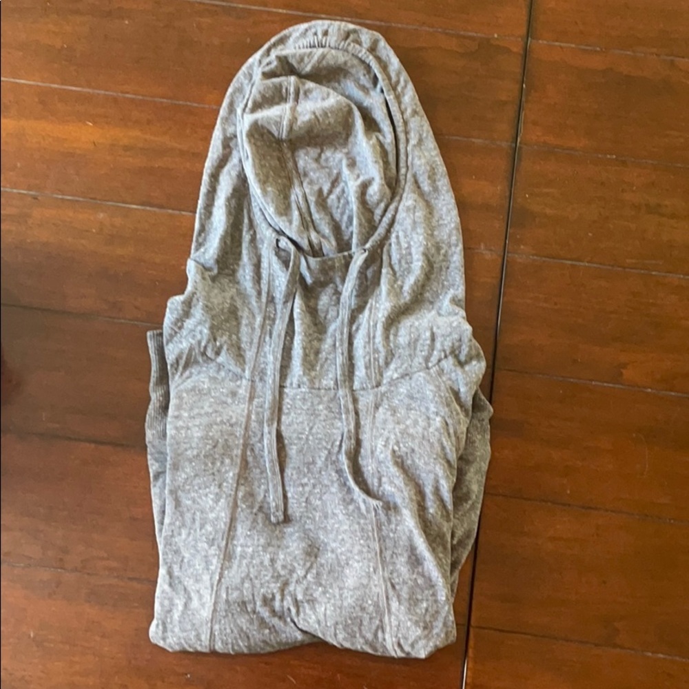 Gray North Face sweatshirt